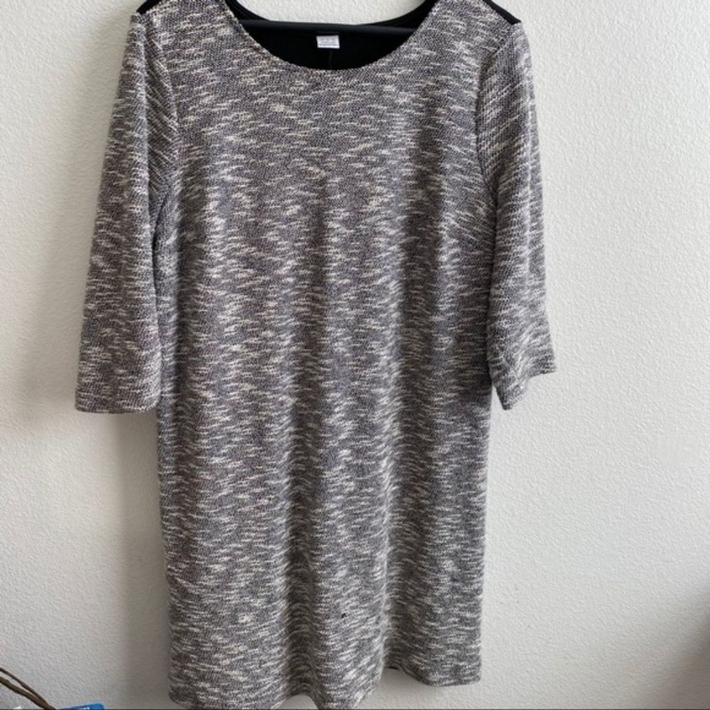 THREE DOTS Marled Knit A-line Dress